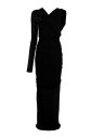 zwarte-asymmetrische-one-shoulder-jurk