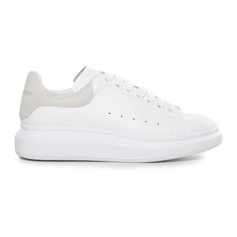 alexander mcqueen Witte Sneakers met Logo en Geëmbosseerde Tong White Heren