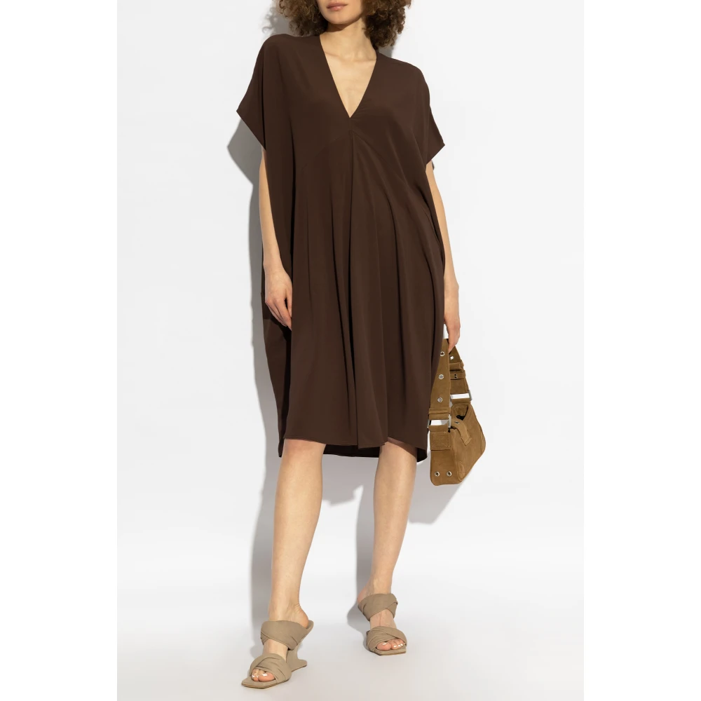 Rick Owens SL Tommykite V Jurk Brown Dames
