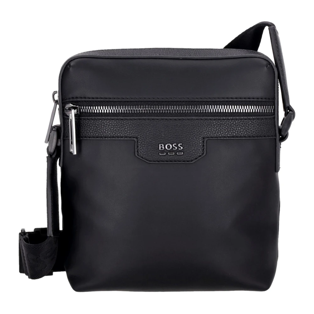 Hugo Boss Heren Schoudertas Jareth Zwart Black Heren