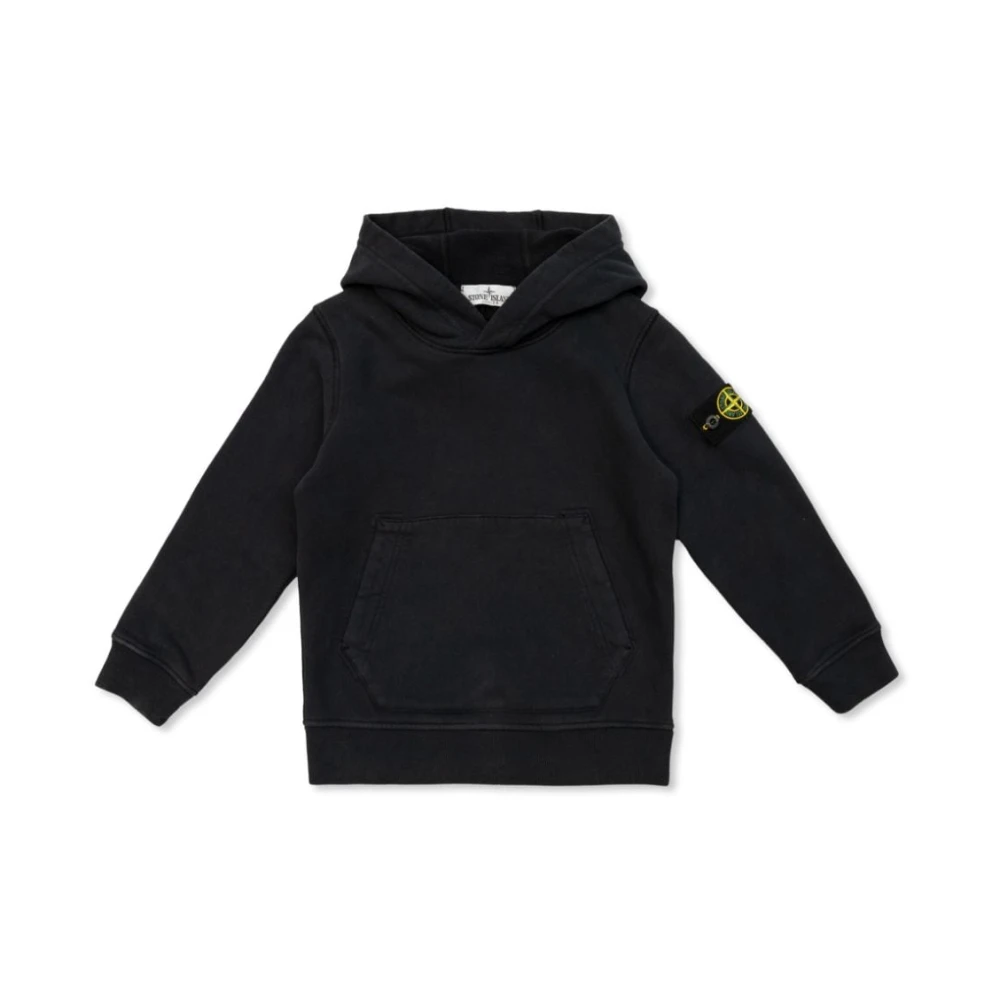 Stone Island Boys Blue Kids Sweatshirts, 8 Y, Sweatshirt Aw24