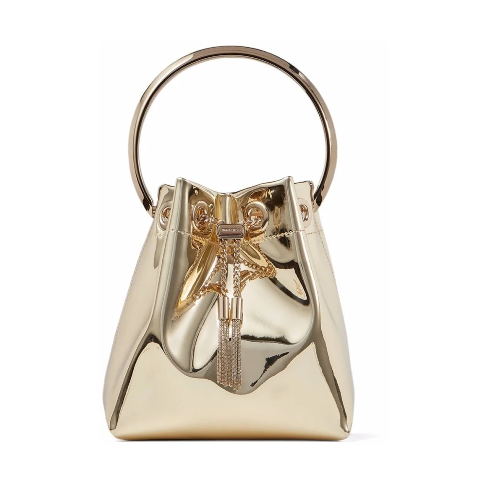 Jimmy Choo Gouden Bon Bucket Tas Yellow Dames