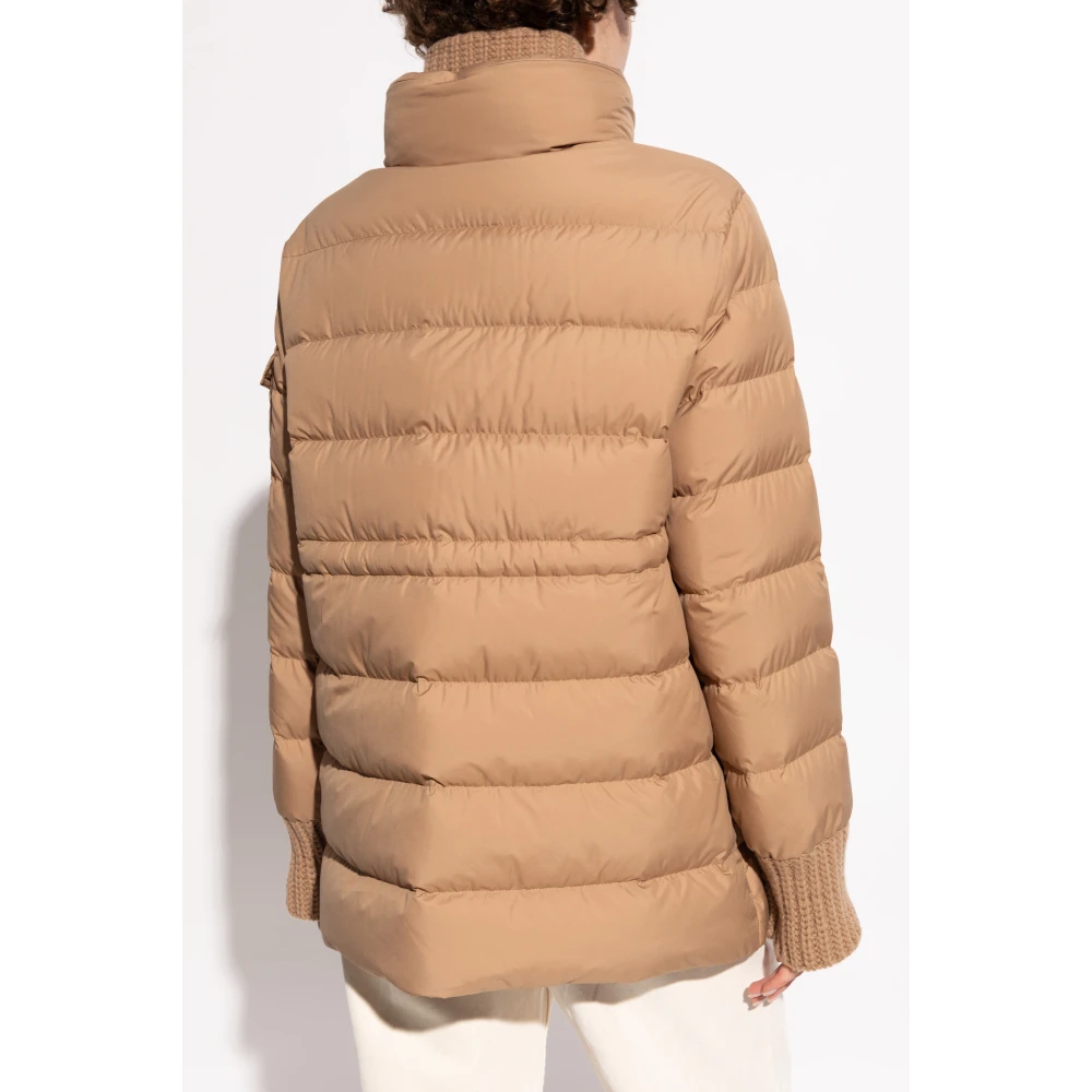 Moncler Baux Donsjas Beige Dames