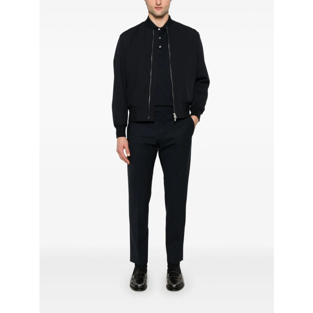 PT Torino Blauwe Broek met Verborgen Sluiting Blue Heren