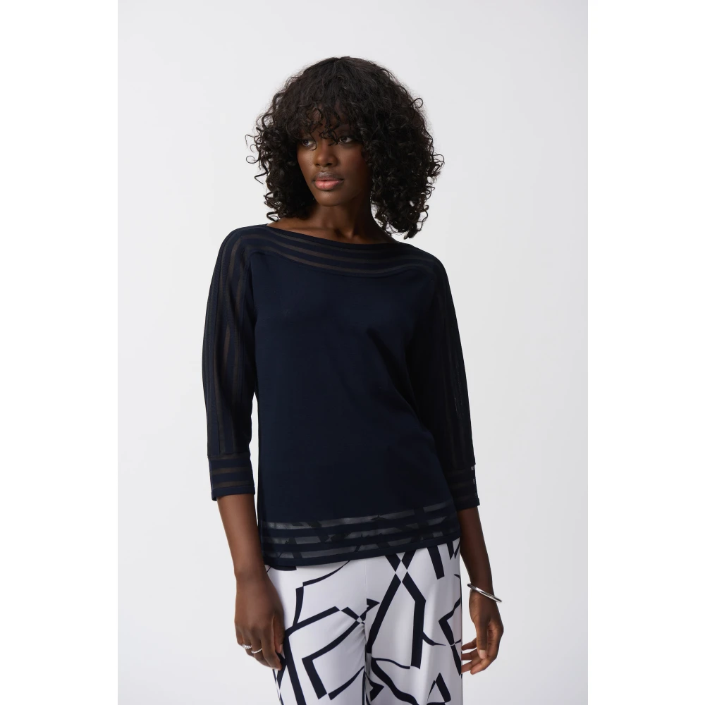 Joseph Ribkoff Elegante Zwarte Jurk voor Vrouwen Blue Dames