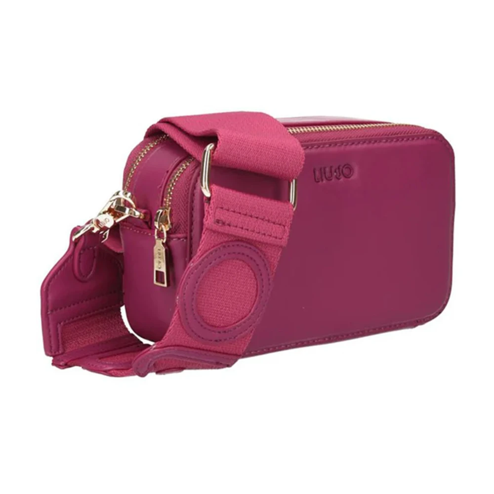 Liu Jo Glanzend Effect Synthetisch Leren Tas Pink Dames