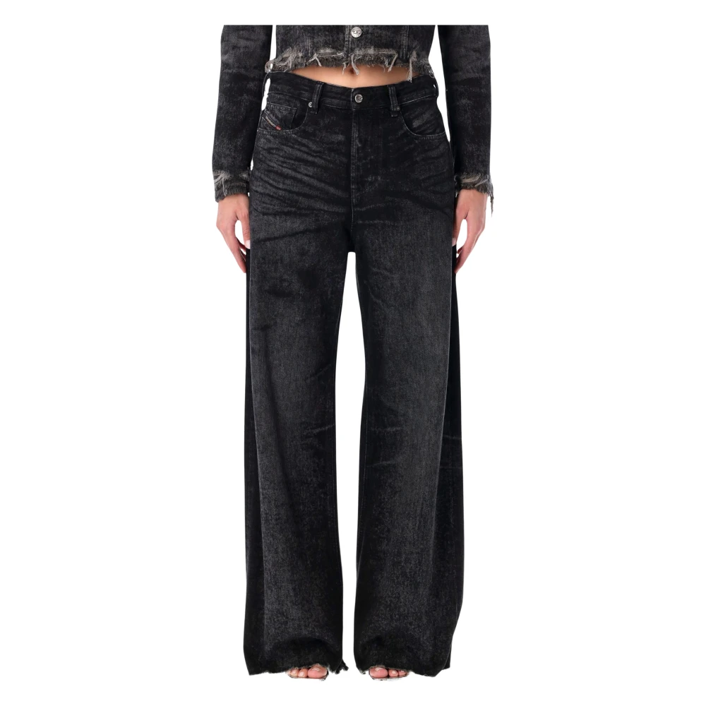 Diesel Women's Black 1996 D-Sire Relaxed Jeans