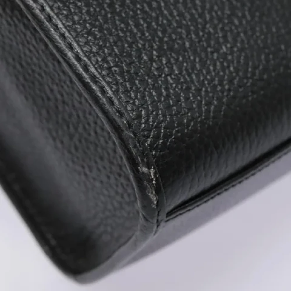 Dior Vintage Pre-owned Leather dior-bags Black Dames