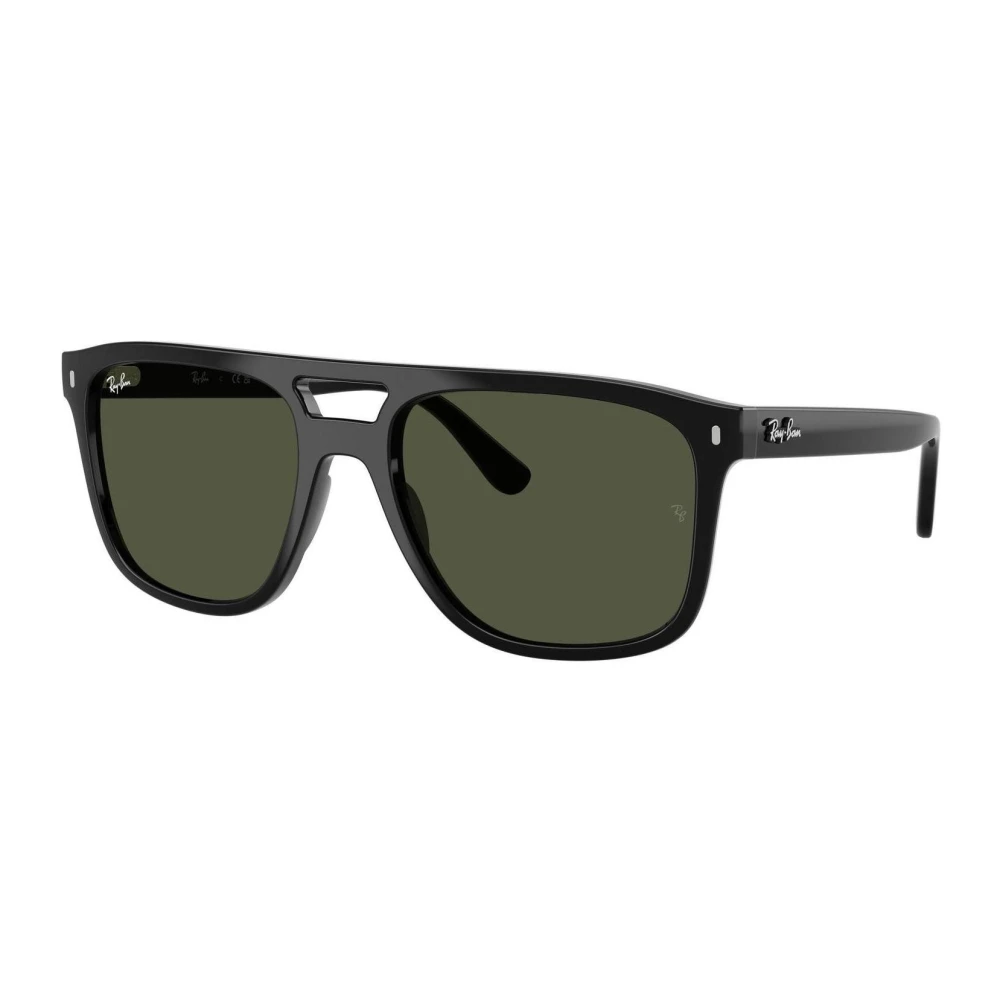 Ray - Ban Unisex Green G15 Ray - Ban Rb2213 901/31 Sunglasses Acetate Black Squared Normal - Image 4