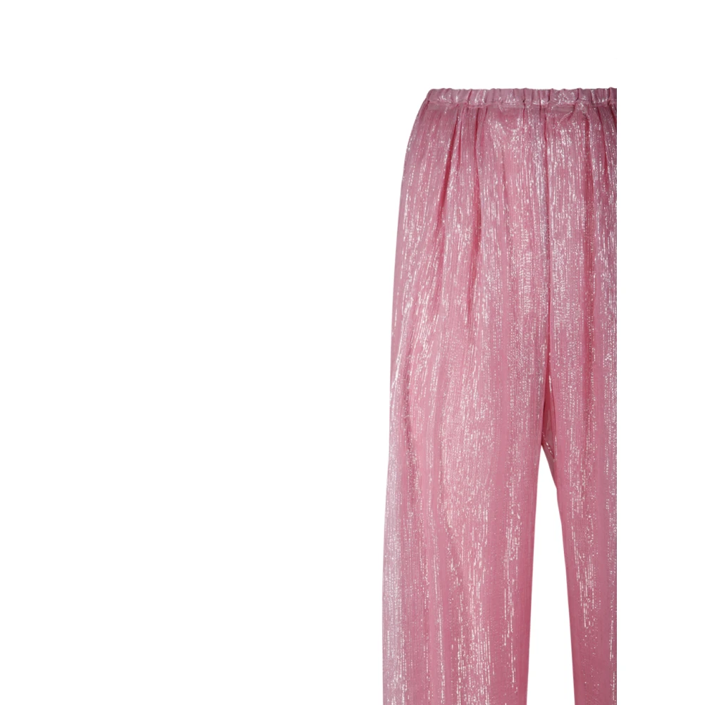Forte Lichtroze pyjamabroek Pink Dames