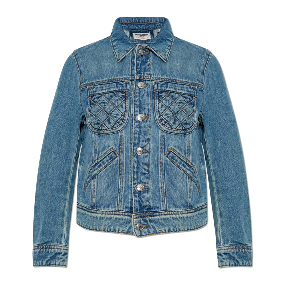 Zadig & Voltaire Jeansjacka Kioka Blue, Dam