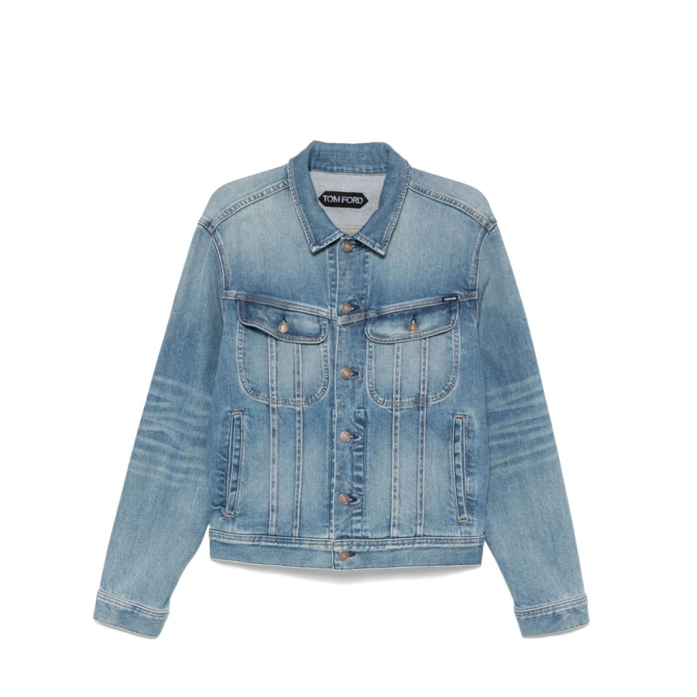 Jackets > Denim Jackets - - Tom Ford - Modalova