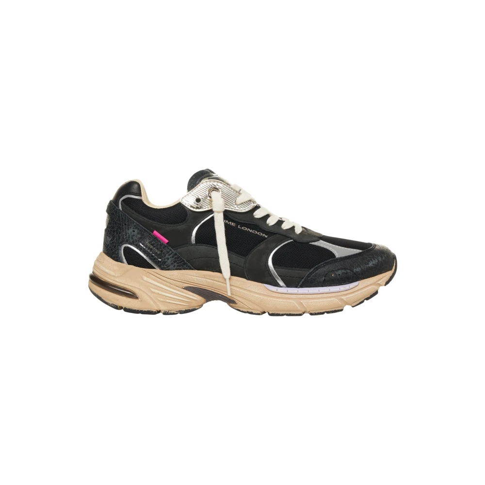 Crime London Zwarte Sneakers Aw25 Stijlvol Comfortabel Dames Schoenen