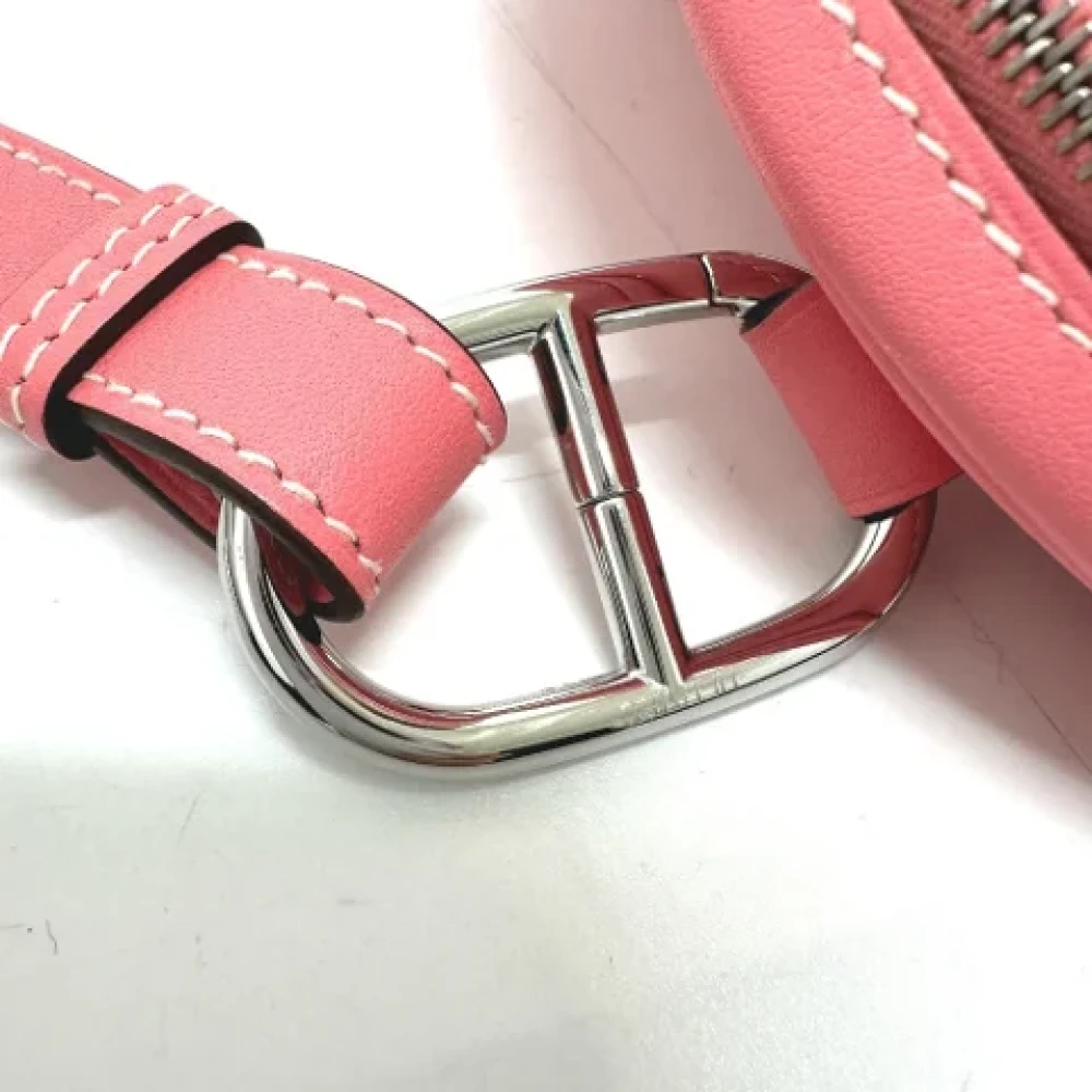 Hermès Vintage Pre-owned Leather pouches Pink Dames