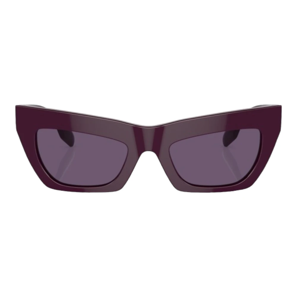 Burberry Women's Purple Cat-Eye Sunglasses Medium