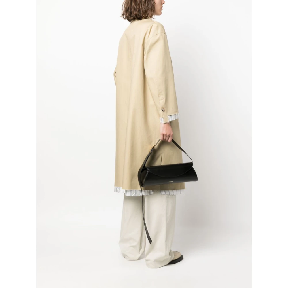Jil Sander Stijlvolle dameshandtas in zwart Black Dames