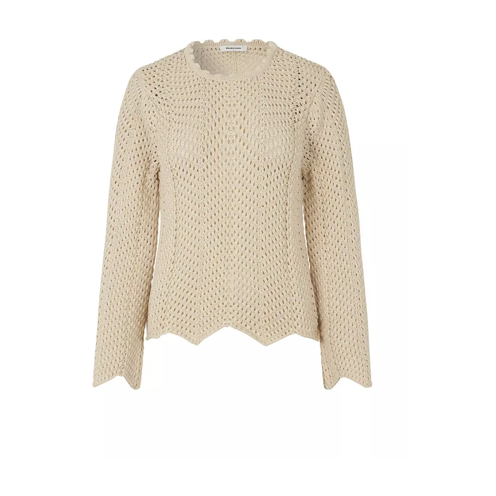 Modström Cary O-Neck Breiwerk Beige Dames