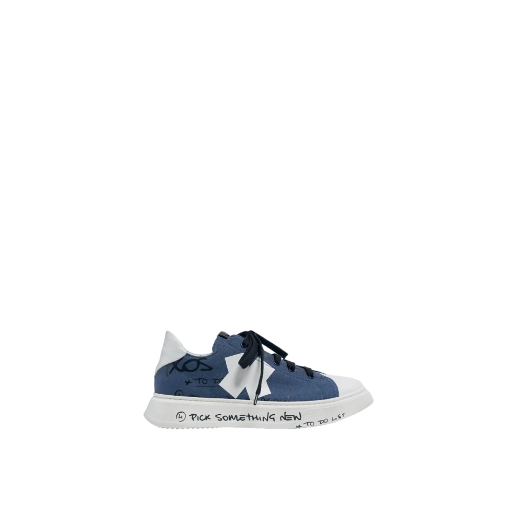 Ixos Stijlvolle Sneakers voor een Trendy Look Heren Schoenen Blauw