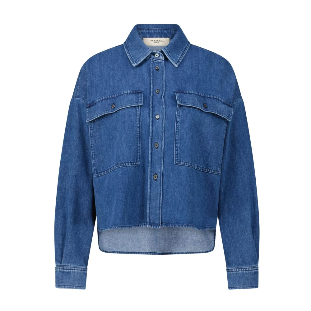 Max Mara Elegante Zemira Jurk Blue Dames
