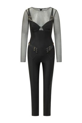 Skulpterad Bodice Jumpsuit