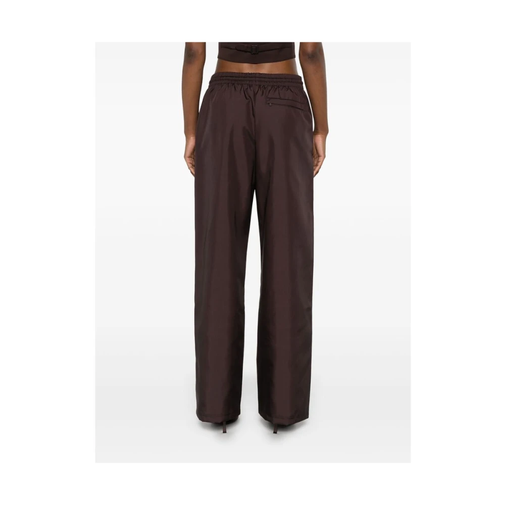 Wardrobe.nyc Cederbruine Wijde Broek Brown Dames