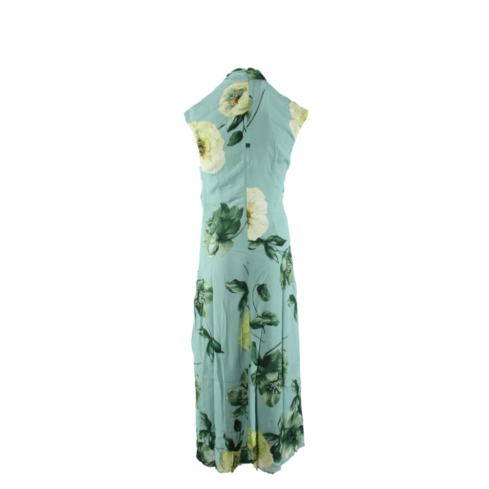 pinko Groene Jurk 100% Viscose Vrouwen Green Dames