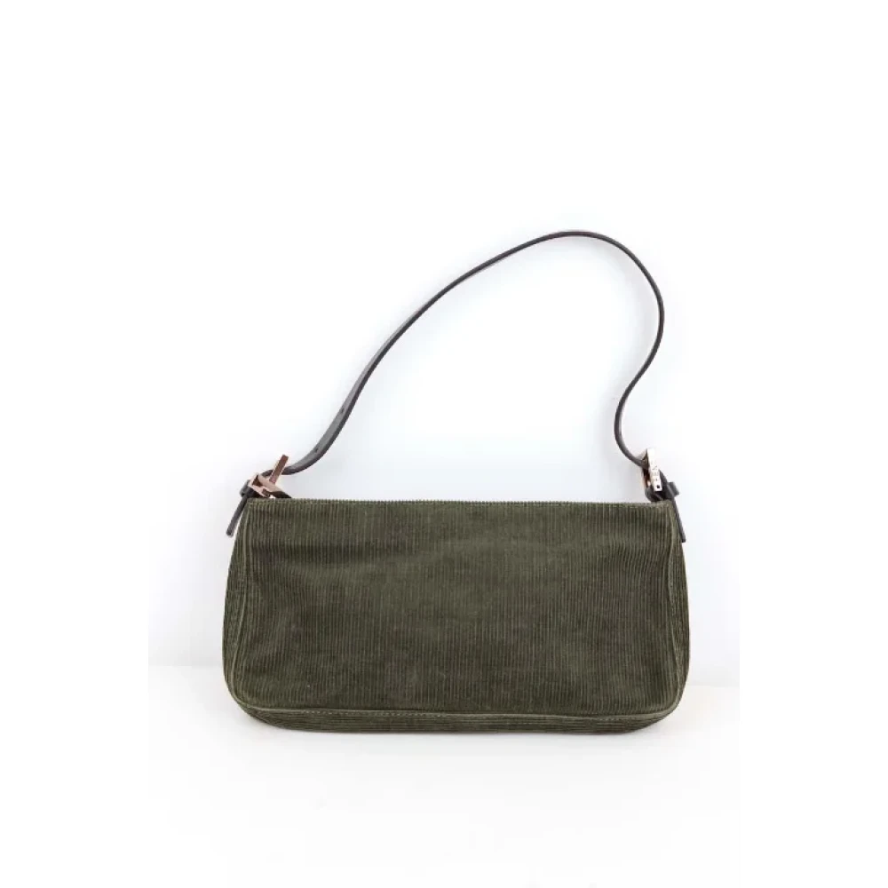 Fendi Vintage Pre-owned Fabric handbags Green Dames