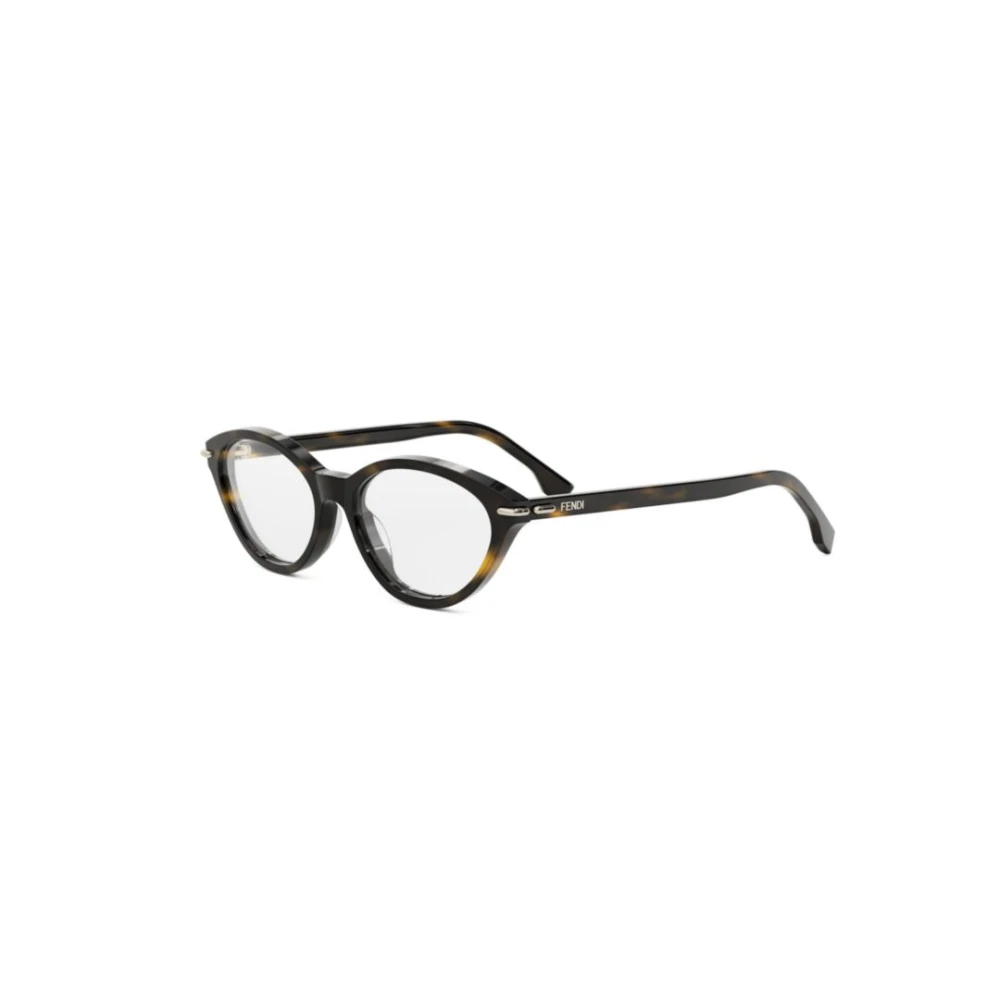 Fendi Women's Multicolor Glasses, 53 Mm, Selleria Havana Cat Eye Optical Frame