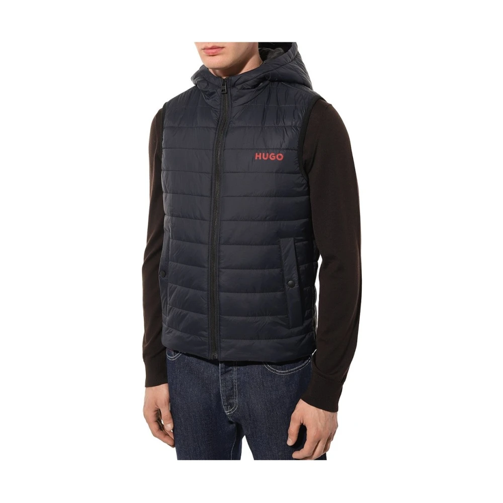 Hugo Boss Stijlvolle Vest voor Mannen Blue Heren