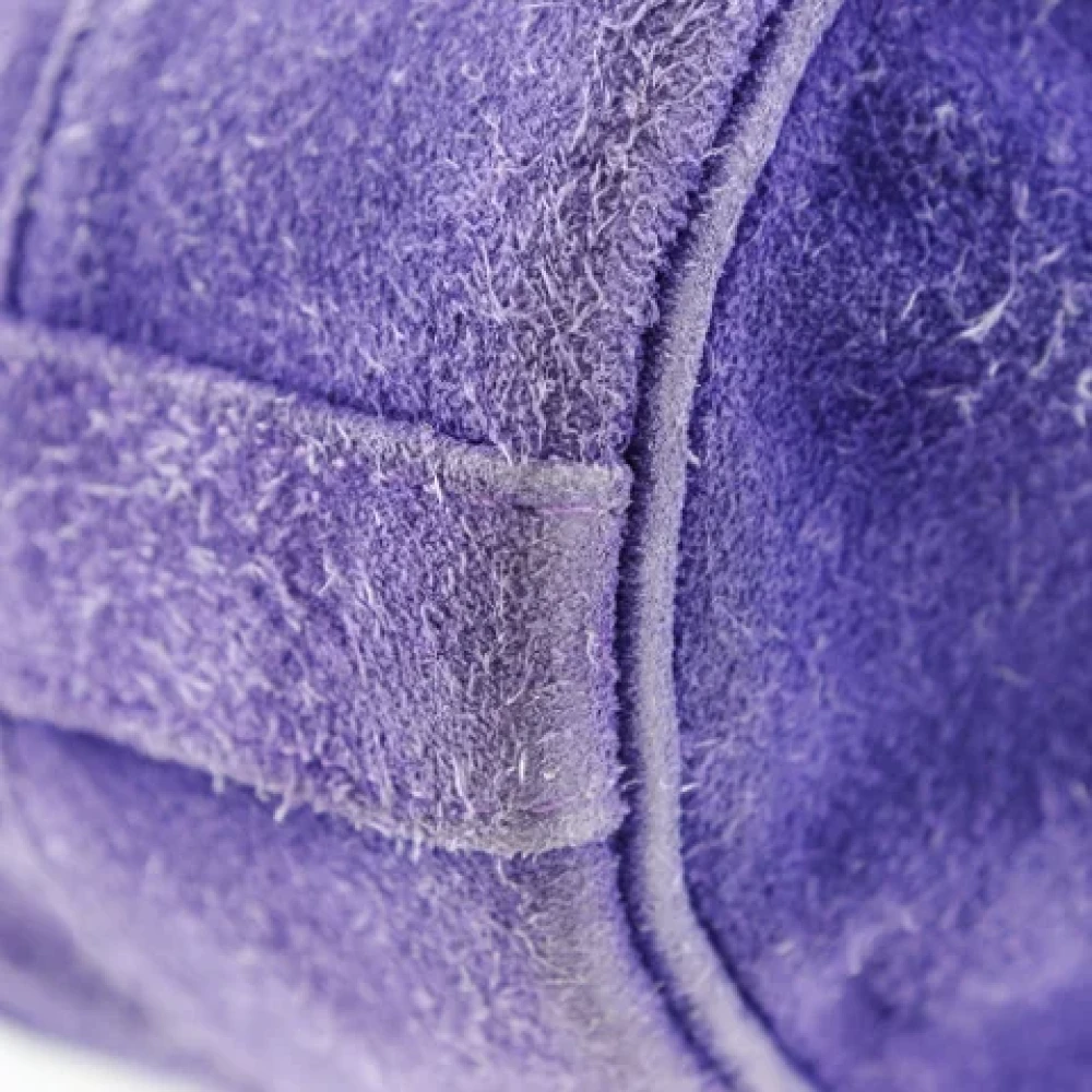 Hermès Vintage Pre-owned Suede shoulder-bags Purple Dames
