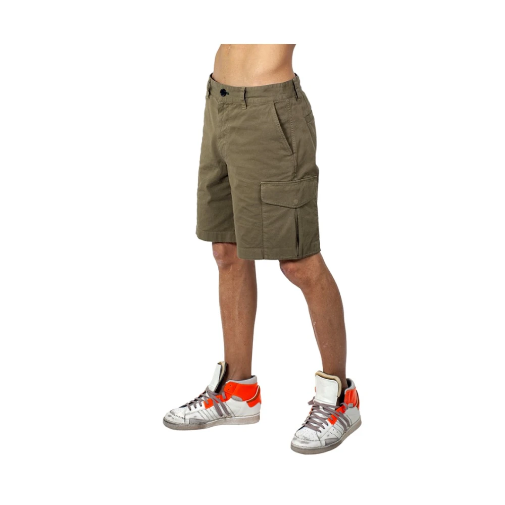 Paul Smith Cargo Shorts met Meerdere Zakken Green Heren