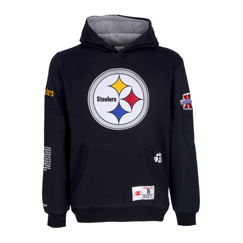 Mitchell & Ness Pittsburgh Steelers NFL Hoodie Black Heren