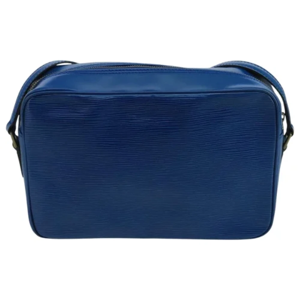 Louis Vuitton Vintage Pre-owned Leather shoulder-bags Blue Dames