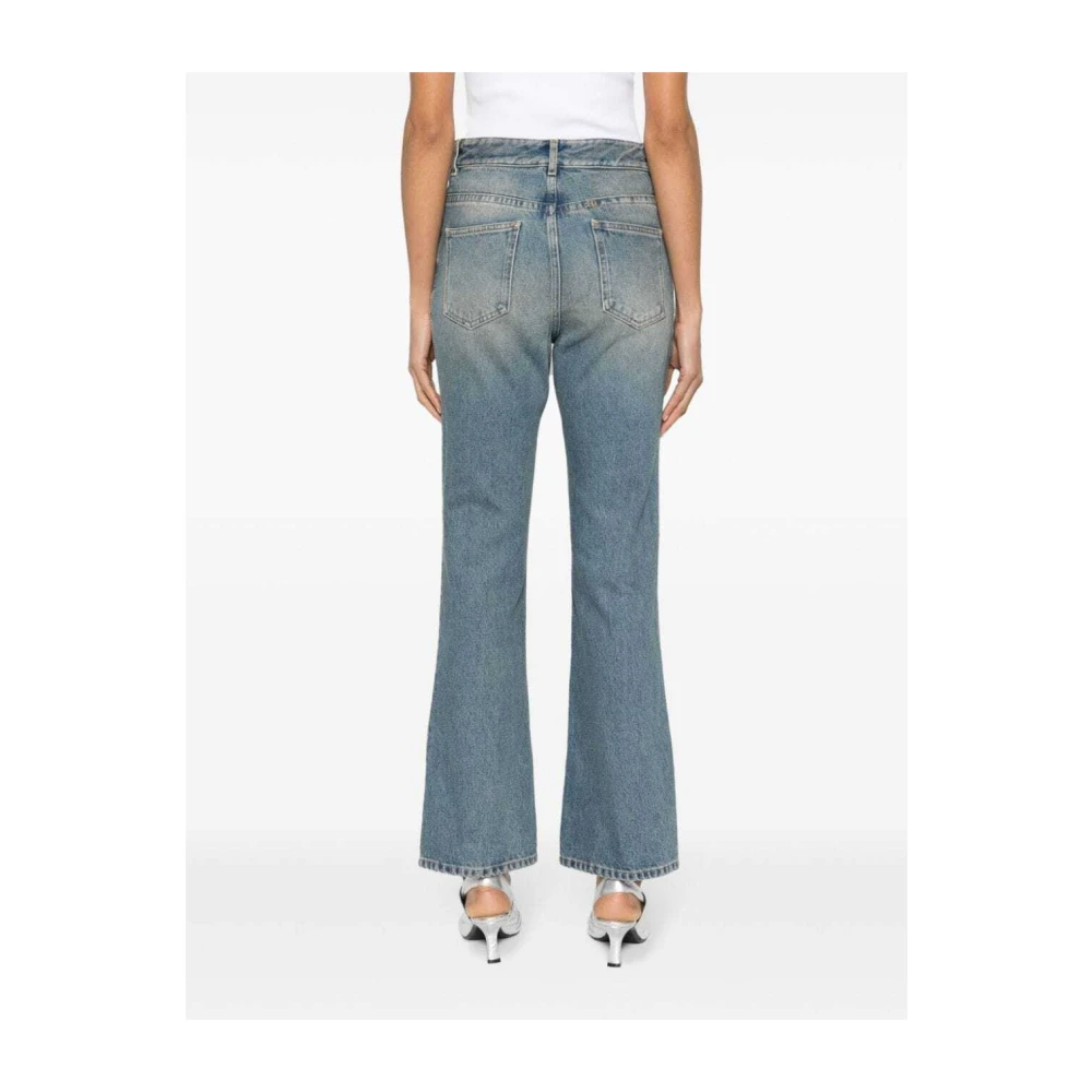 Givenchy Bootcut Jeans met Kettingdetails Blue Dames