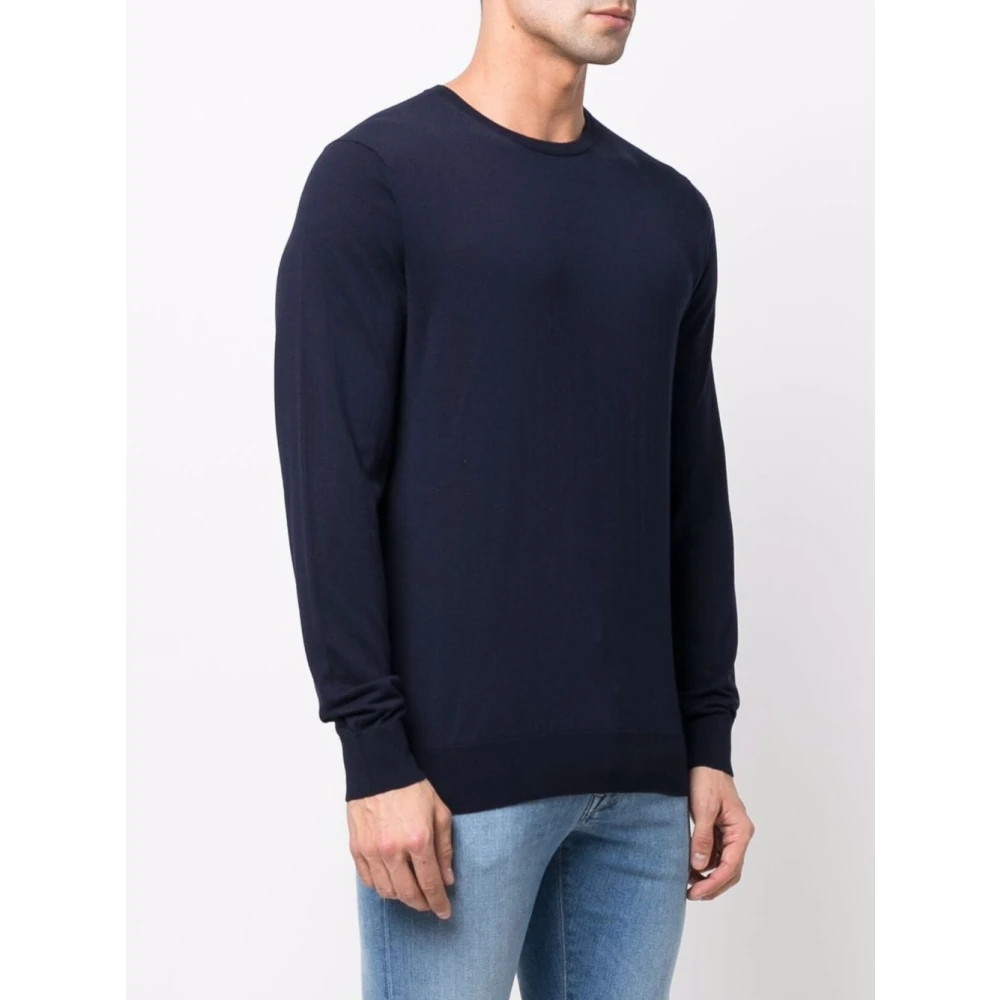 Ballantyne Blauwe Sweaters voor Mannen Blue Heren