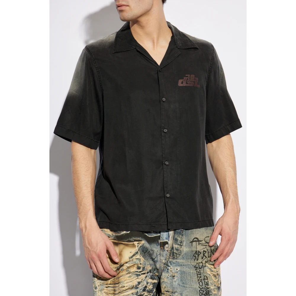 Diesel Shirt S-Elly Black Heren