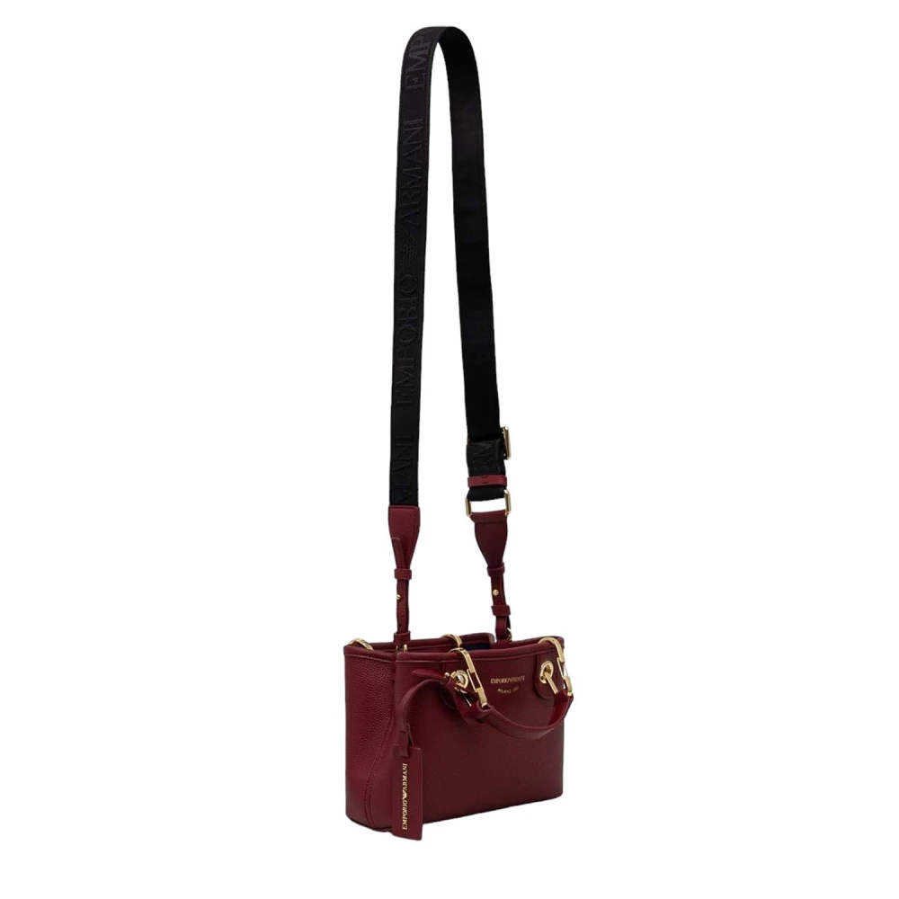 Emporio Armani Stijlvolle Shoppingtas in Vino Tempesta Red Dames