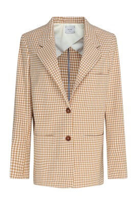 curry-checkered-blazer-soft-fit