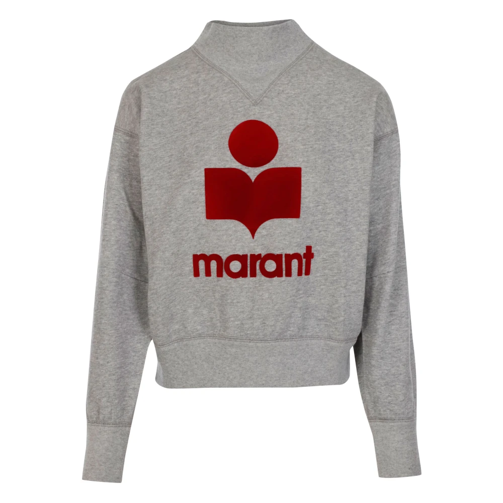 Isabel Marant Étoile Moby Gebreide Trui Gray Dames