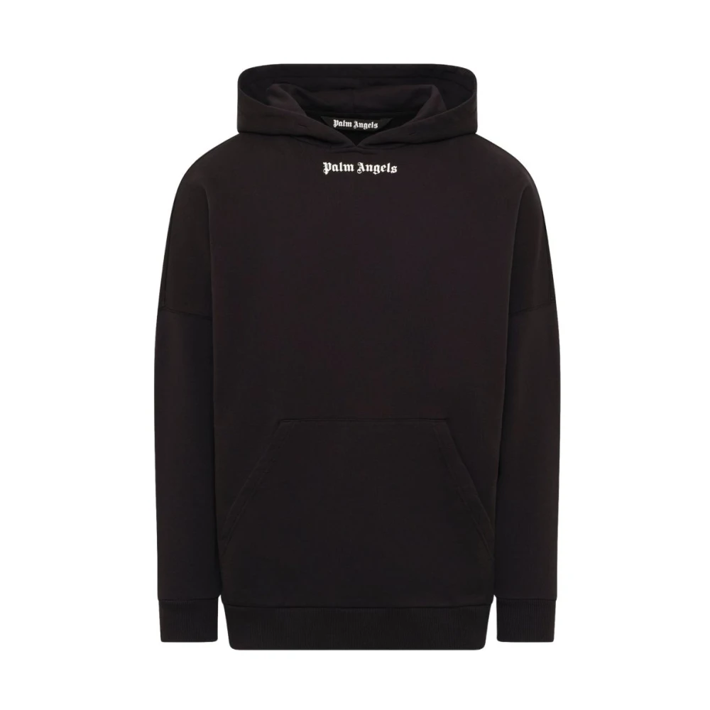 Palm Angels , Hoodies, Male, Black, M, Jumpers