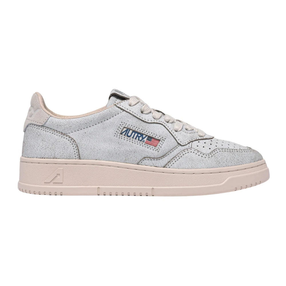 Autry Lage Suède Sneakers Dames Schoenen Wit