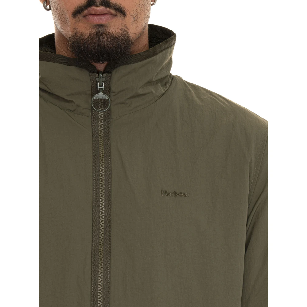 Barbour Omkeerbare fleecejas met ritssluiting Green Heren