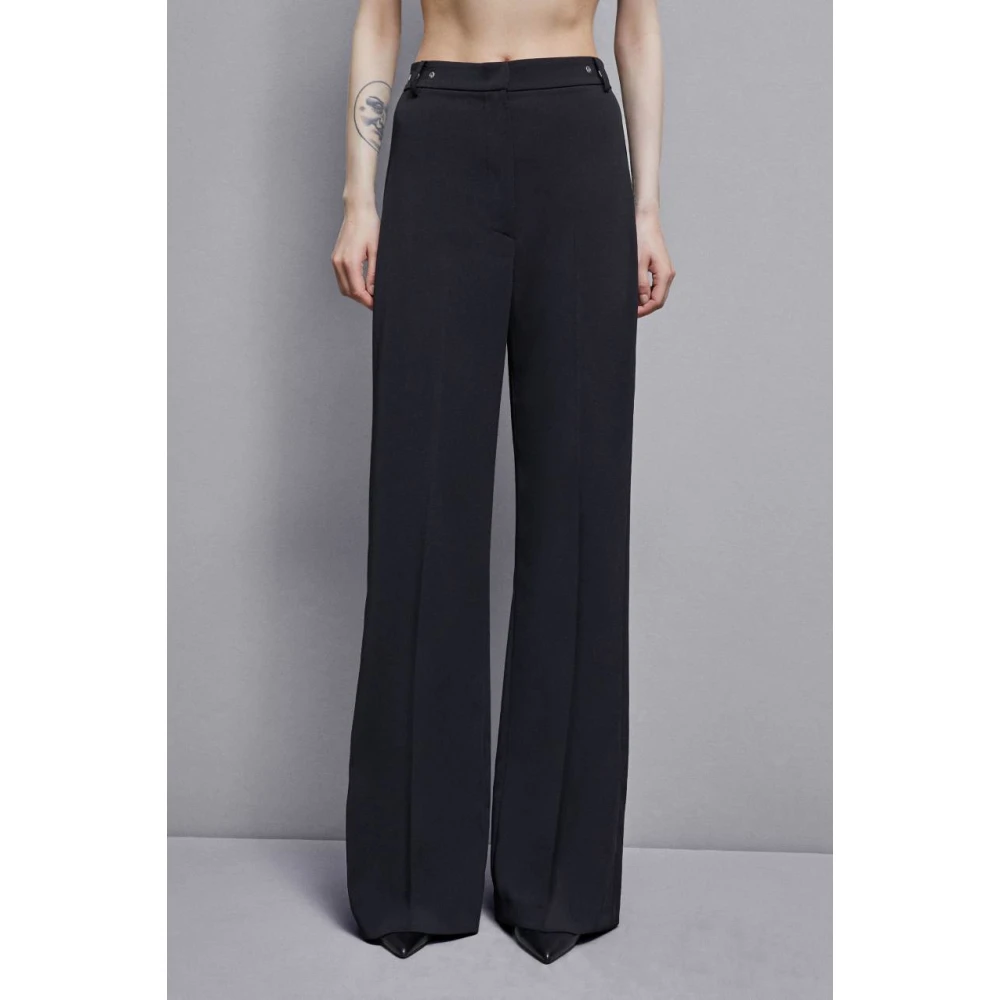 PATRIZIA PEPE Zwarte Broek K103 Black Dames