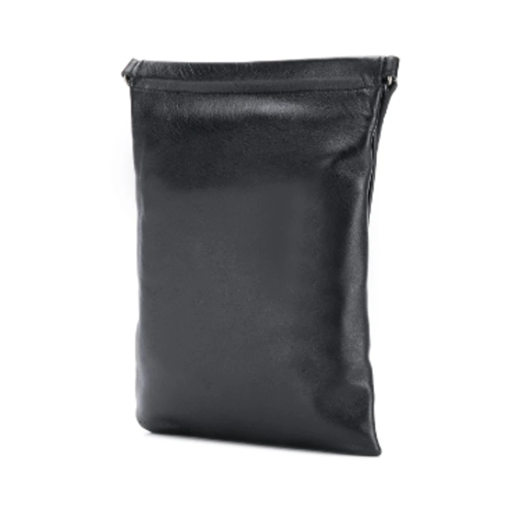 Saint Laurent Stijlvolle Zak Leren Tas Black Heren