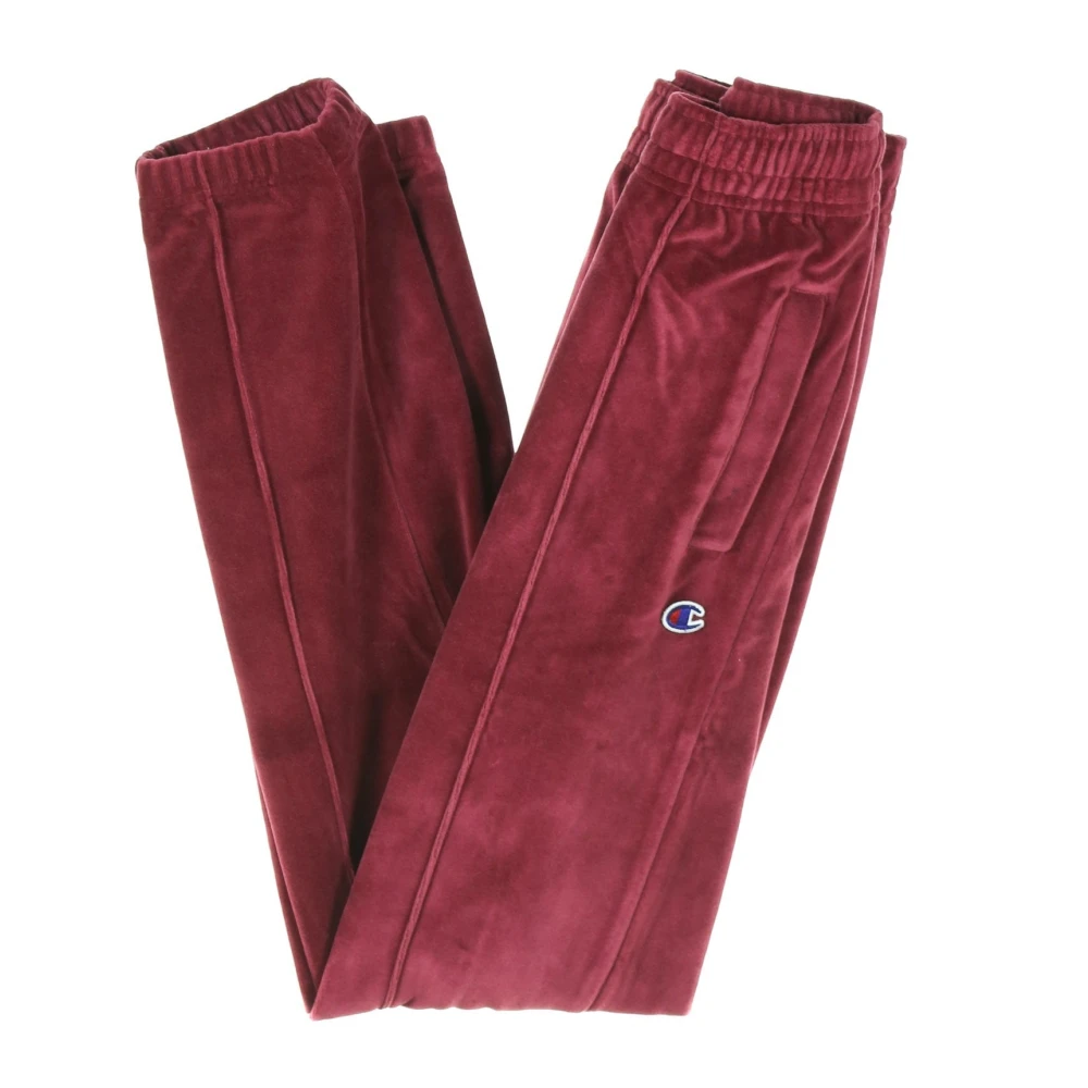 Champion Burgundy Straight Hem Broek Red Heren