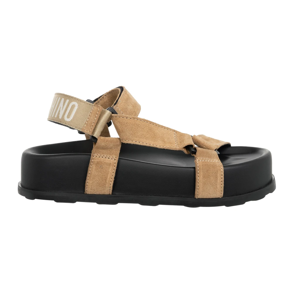 Shoes > Sandals > Flat Sandals - - Moschino - Modalova