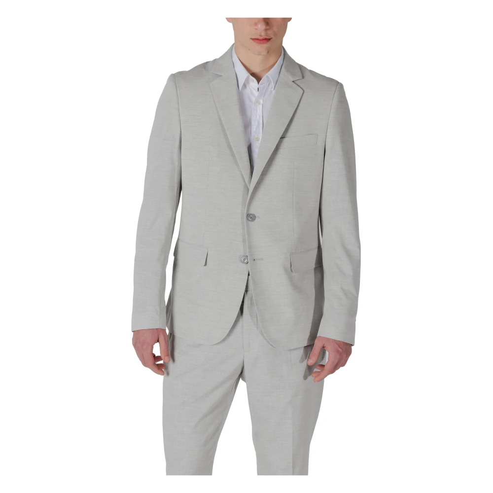 Antony Morato Men's Gray Blazers, 2XL, Luis Jacket