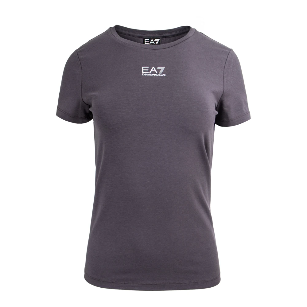 Emporio Armani Ea7 Vrouw Blauw Tops Dames, Xs, Dames T-Shirt Ea7