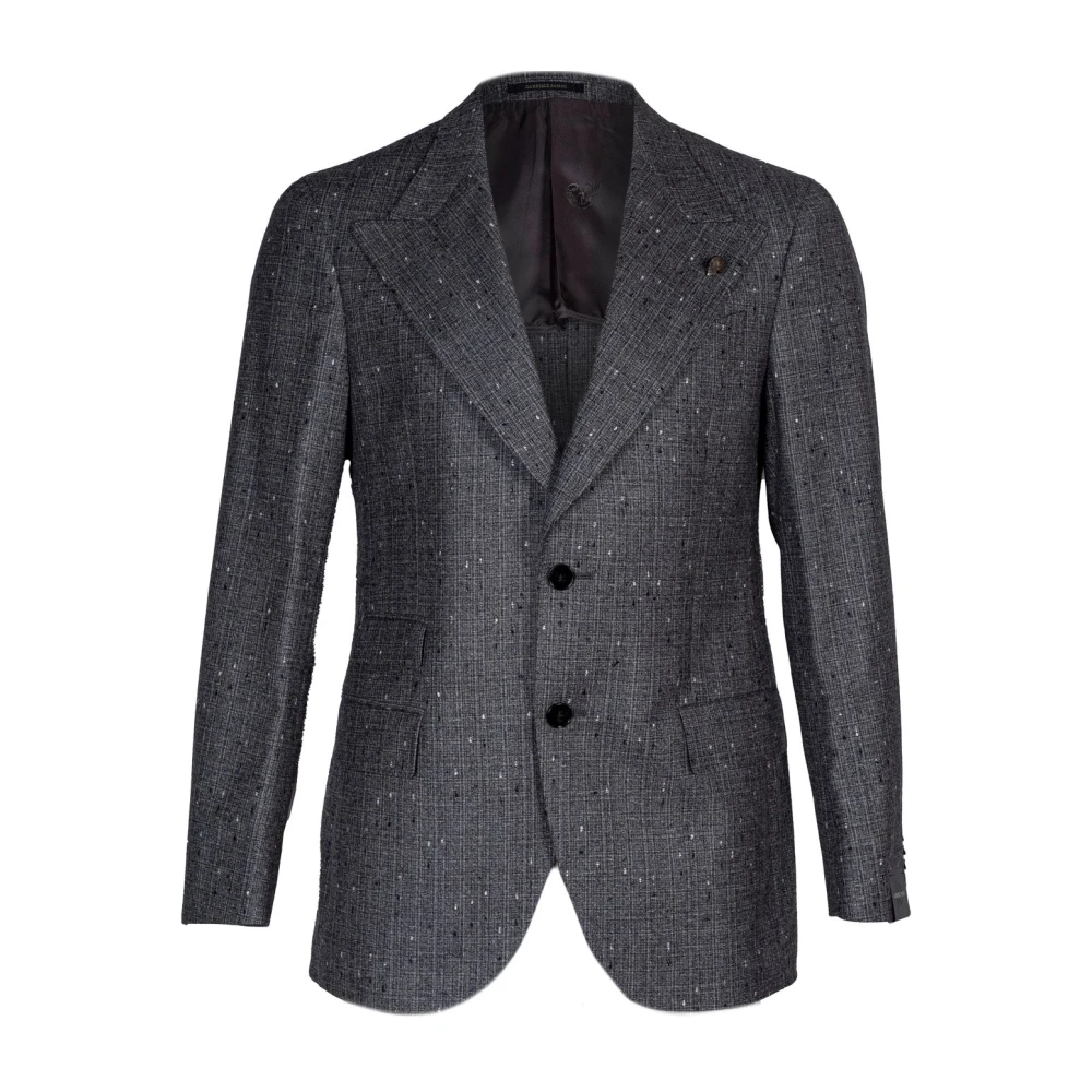 Gabriele Pasini Wollen Herenkostuum Single-Breasted Regular Fit Gray Heren