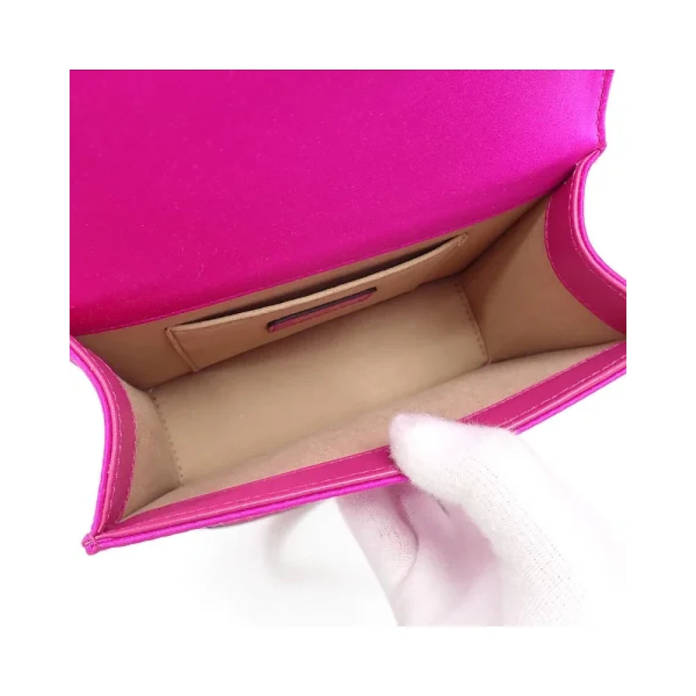 Jimmy Choo Pre-owned Leather clutches Pink Dames